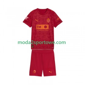 Koszulka Valencia CF Dziecięcy Wyjazdowe Stroje Piłkarskie 2025/26 Krótki Rękaw